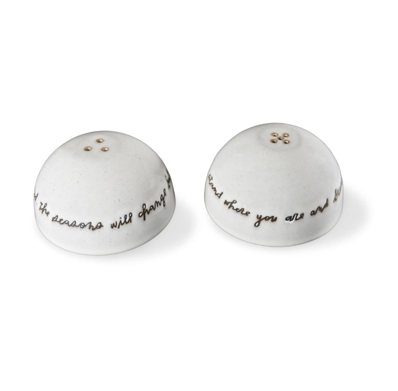 Rae Dunn Sentiment Spice Shakers Set of 2